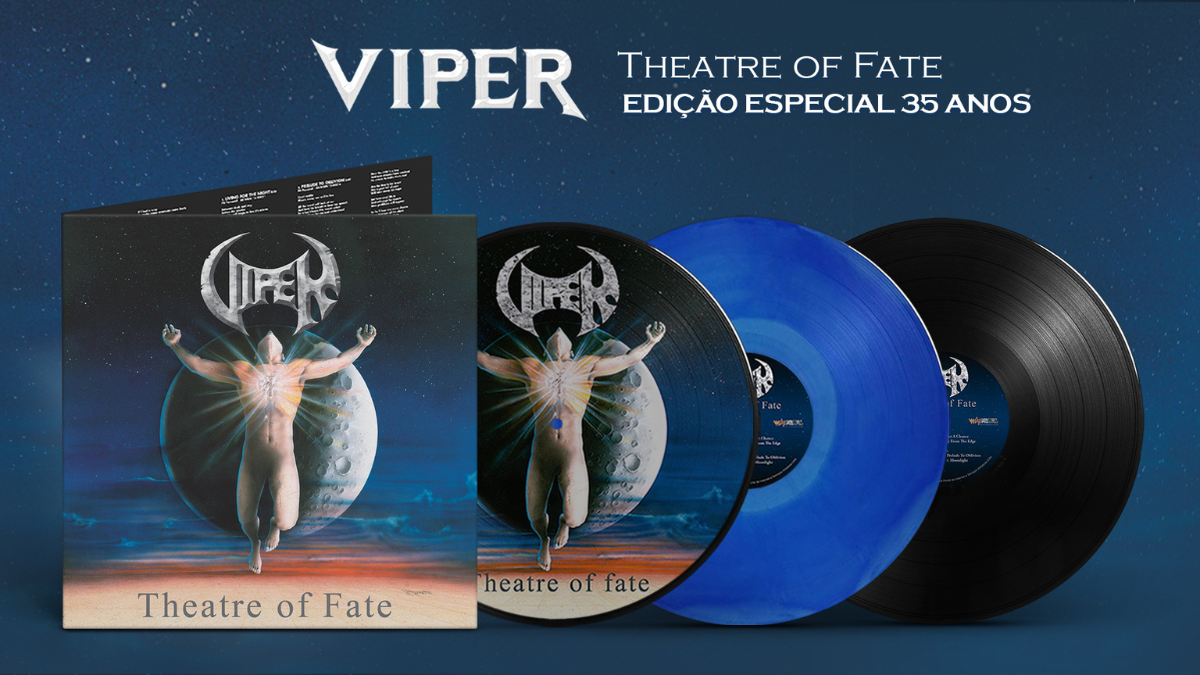 Viper Cl Ssico Theatre Of Fate Relan Ado Em Vinil No Brasil