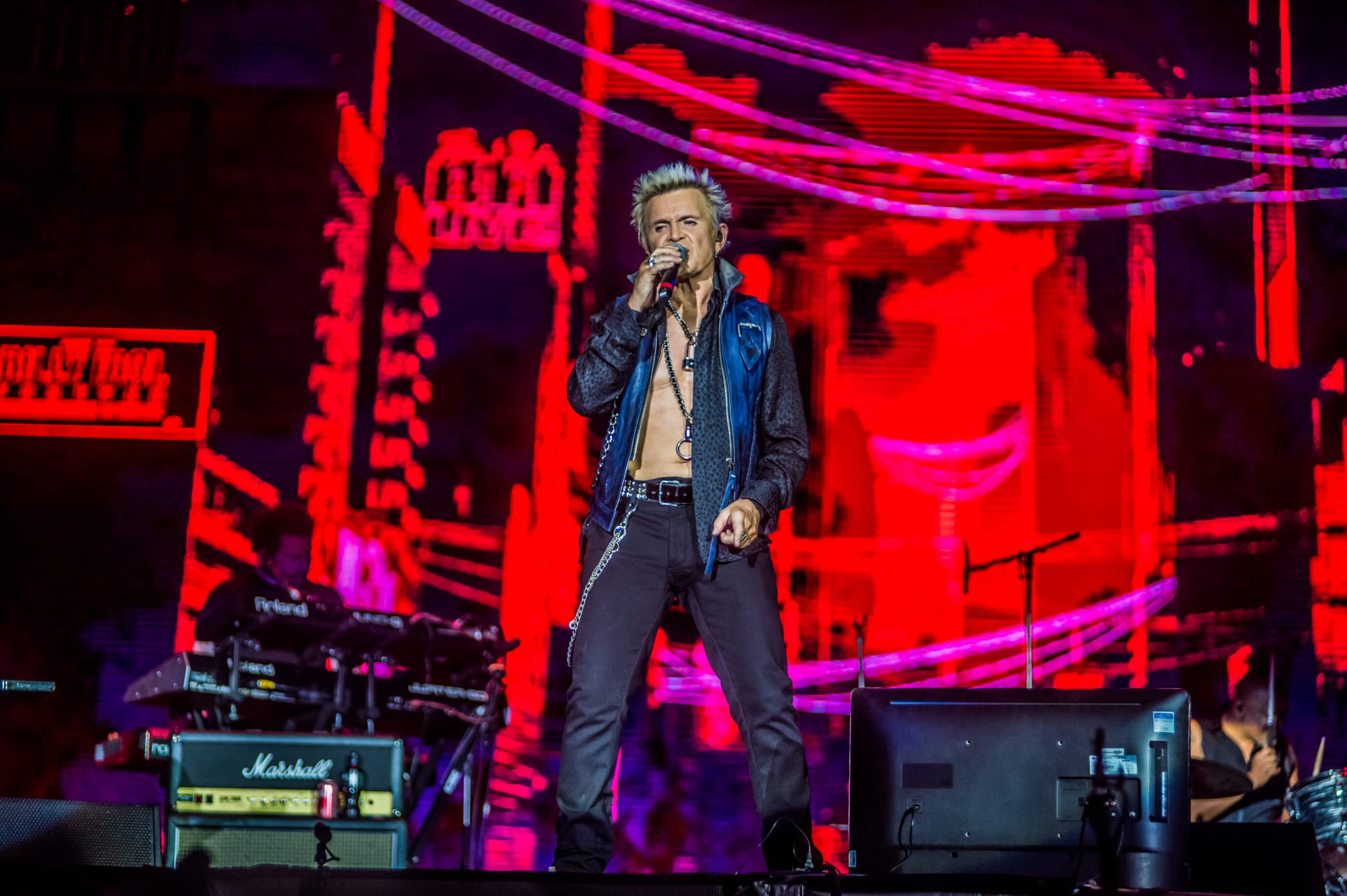 Billy Idol no Rock in Rio 2022. Crédito: Rafael Beck