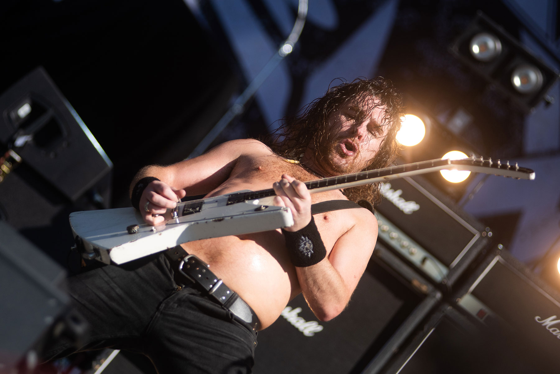 Airbourne no festival Aftershock 2022. Crédito: Rafael Beck 