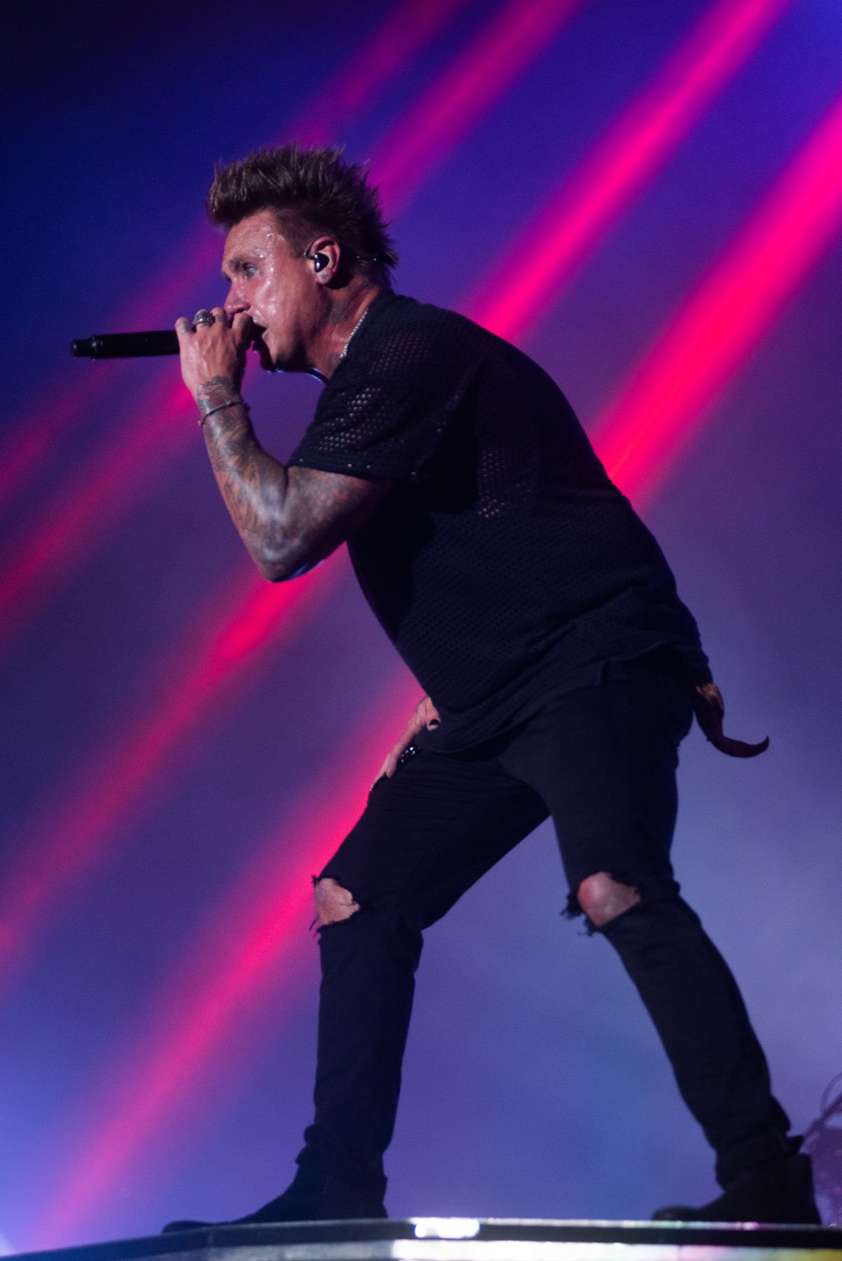 Papa Roach no festival Aftershock 2022. Crédito: Rafael Beck