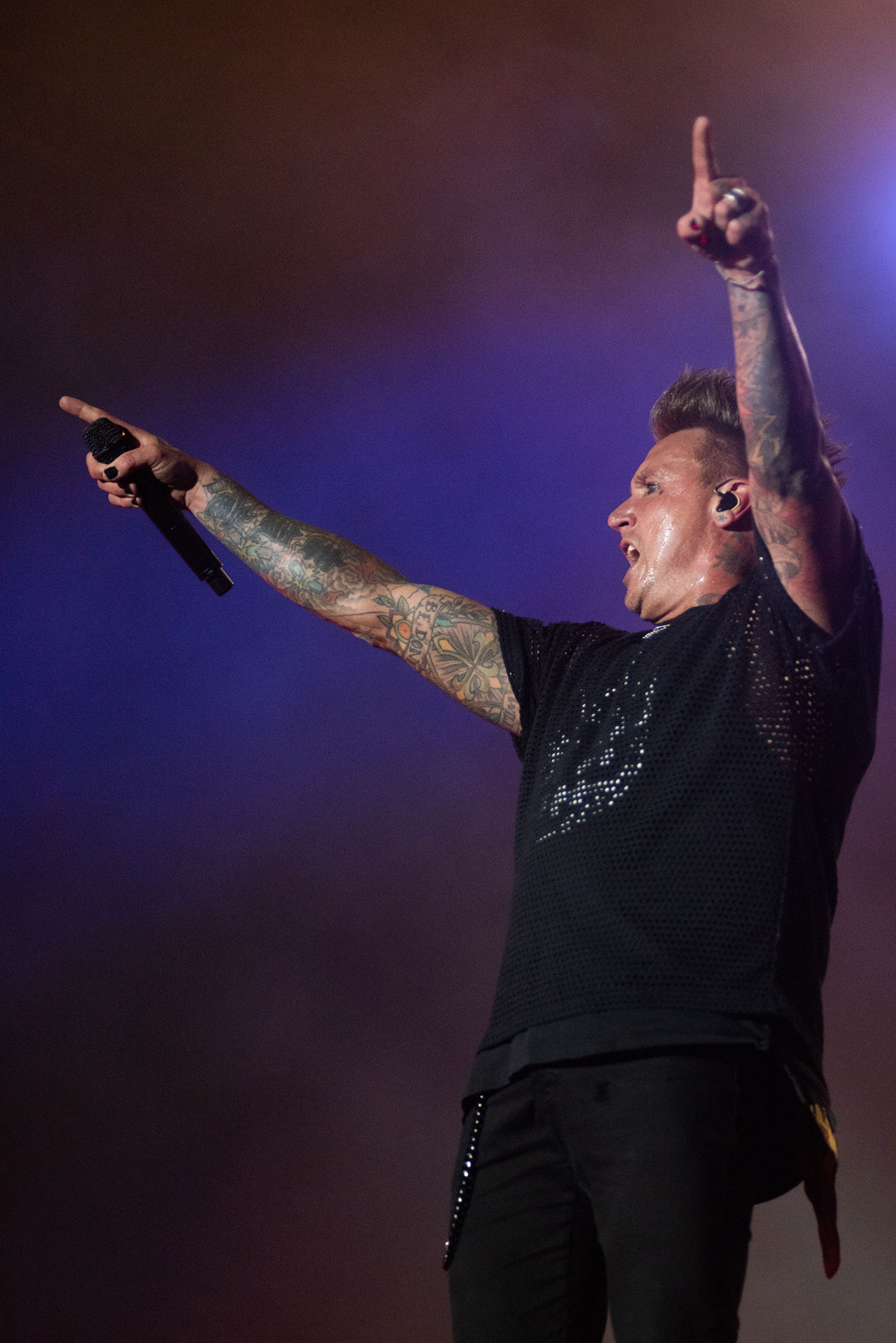 Papa Roach no festival Aftershock 2022. Crédito: Rafael Beck