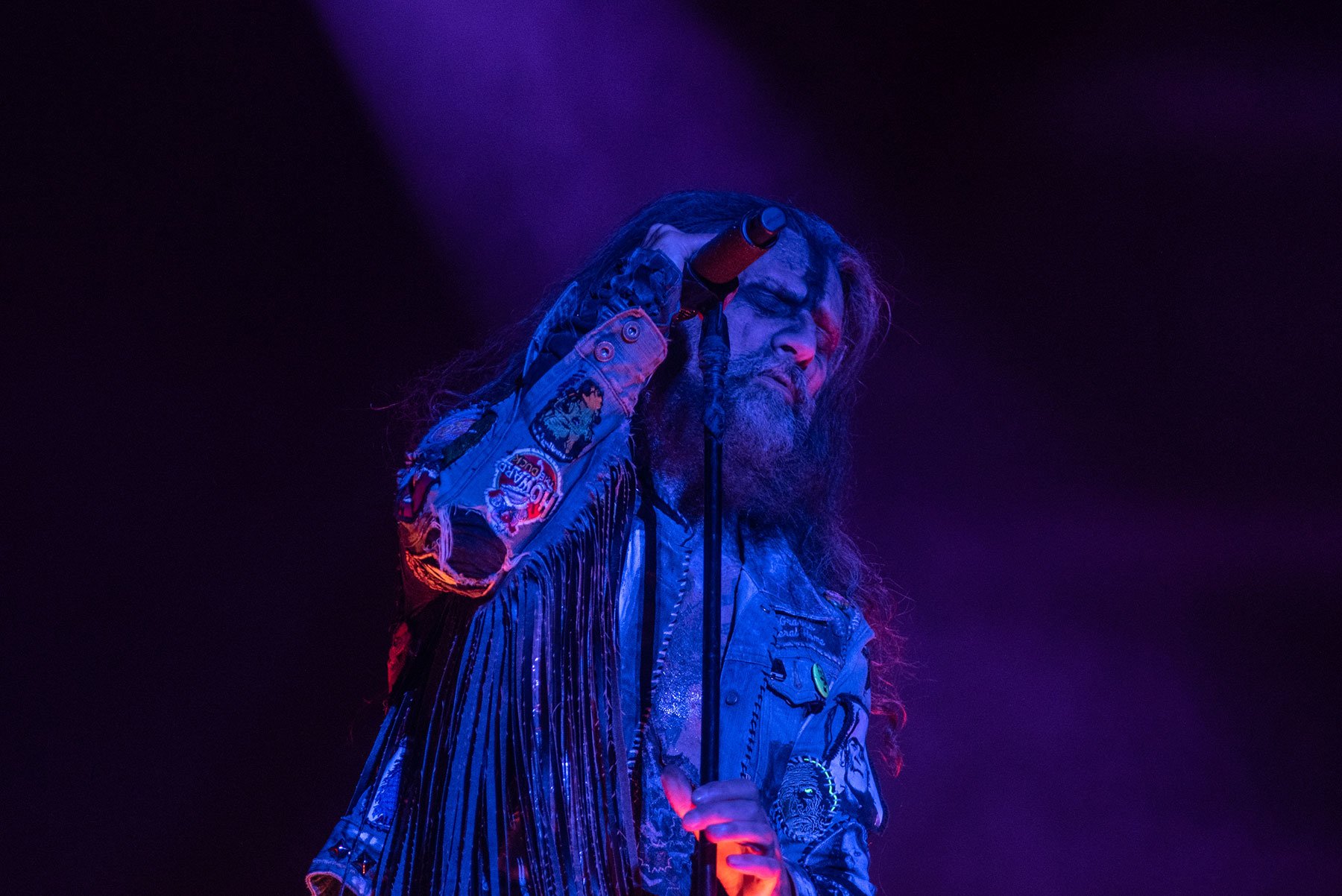 Rob Zombie no Aftershock 2022. Crédito: Rafael Beck