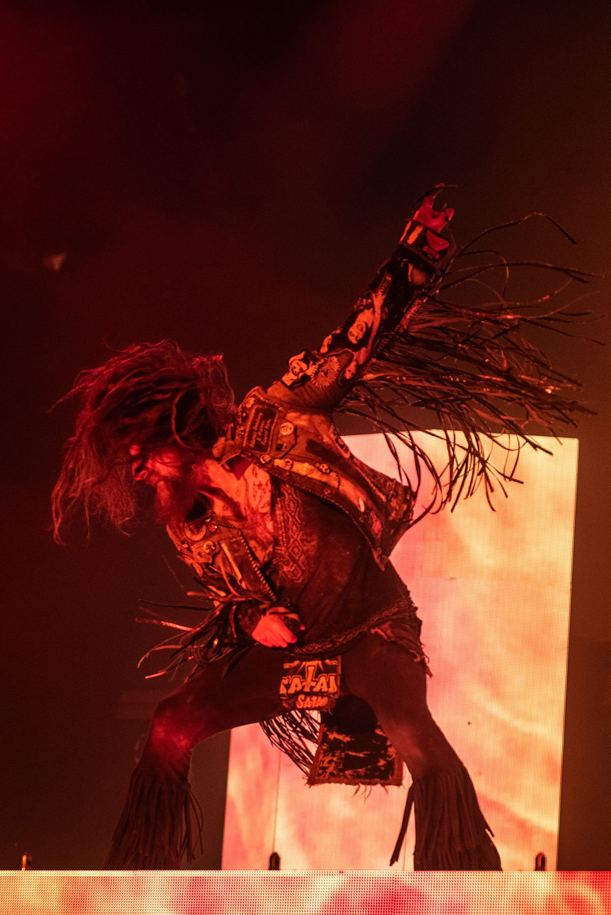 Rob Zombie no Aftershock 2022. Crédito: Rafael Beck