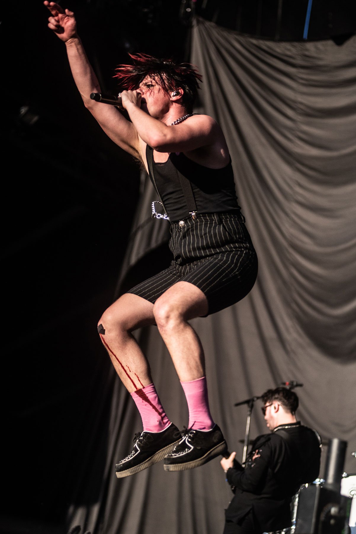 Yungblud no festival Aftershock 2022. Crédito: Rafael Beck