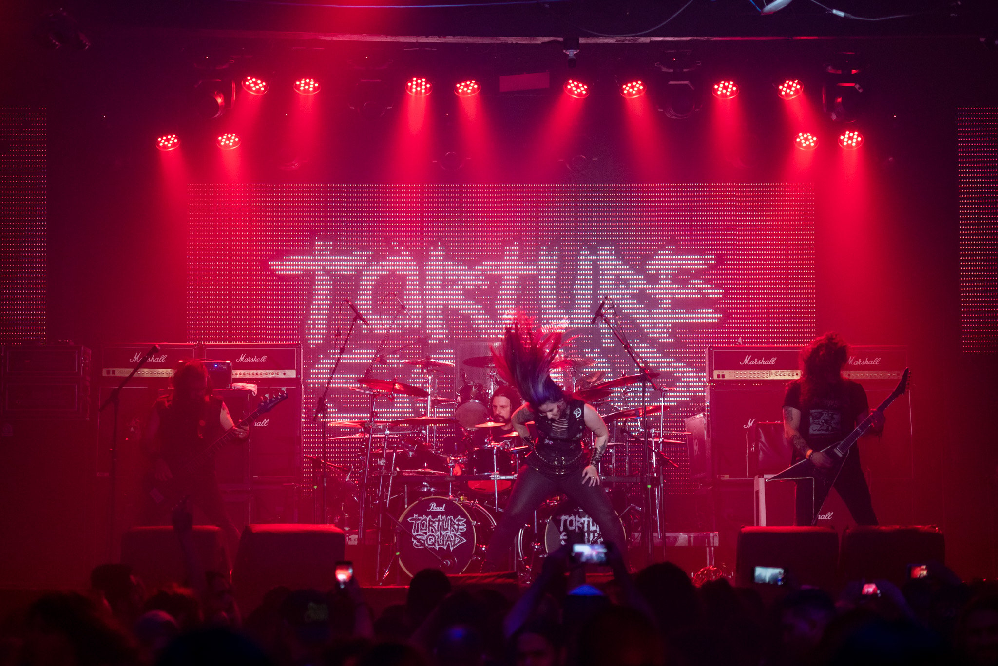 Torture Squad abrindo o show do Exodus no Carioca Club, em São Paulo. Crédito: Leca Suzuki