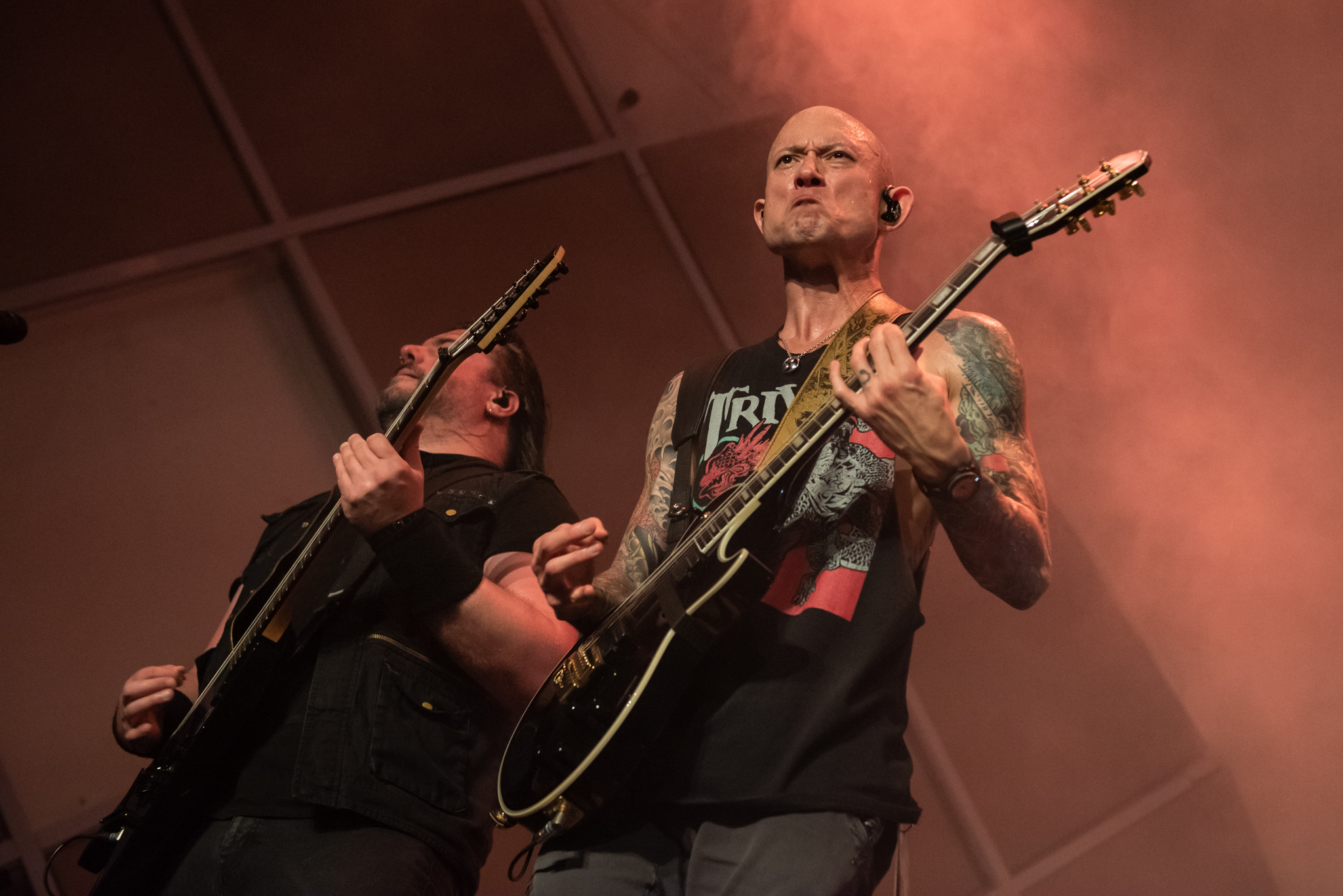 Trivium no Cine Joia, em São Paulo. Crédito: Leca Suzuki