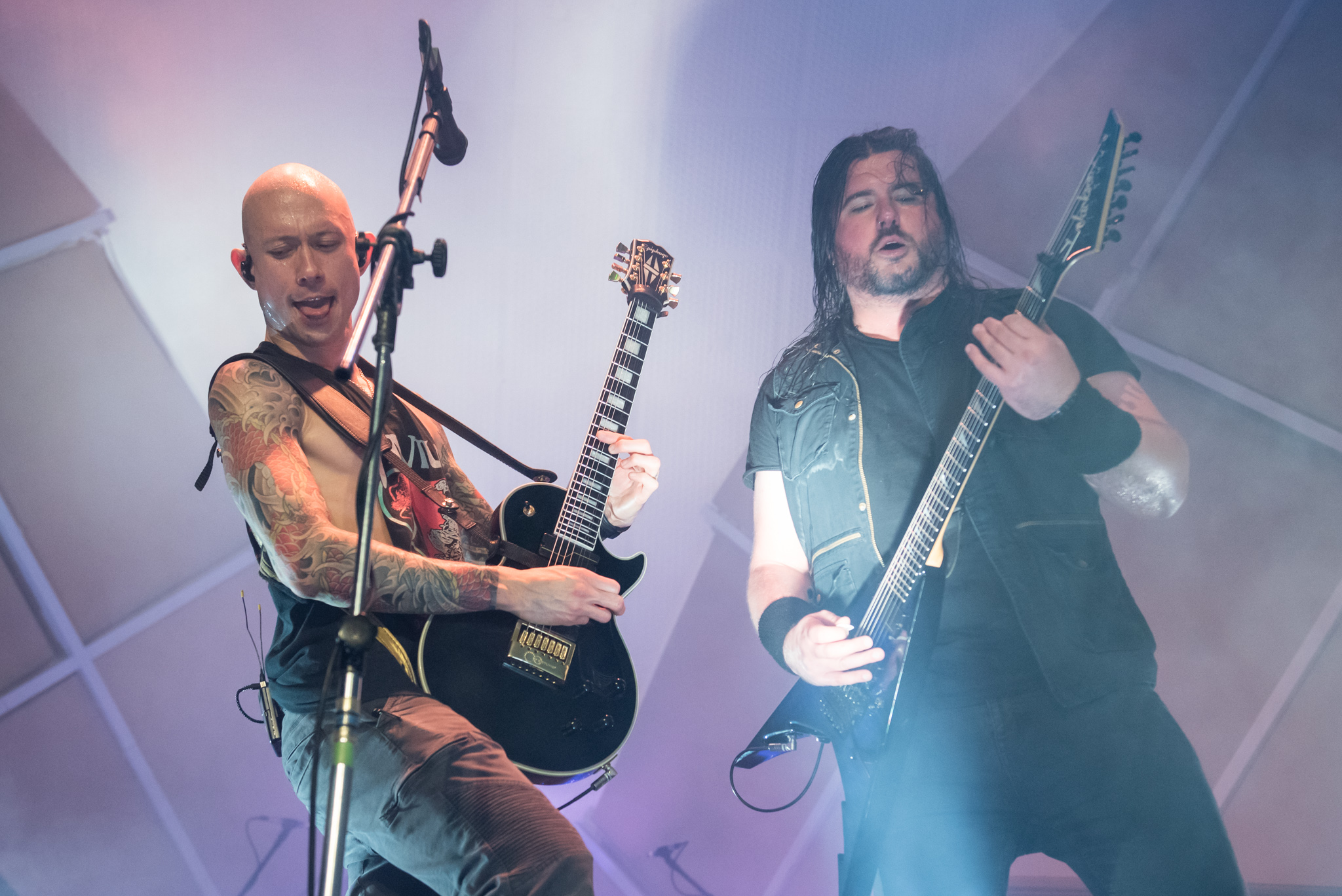 Trivium no Cine Joia, em São Paulo. Crédito: Leca Suzuki