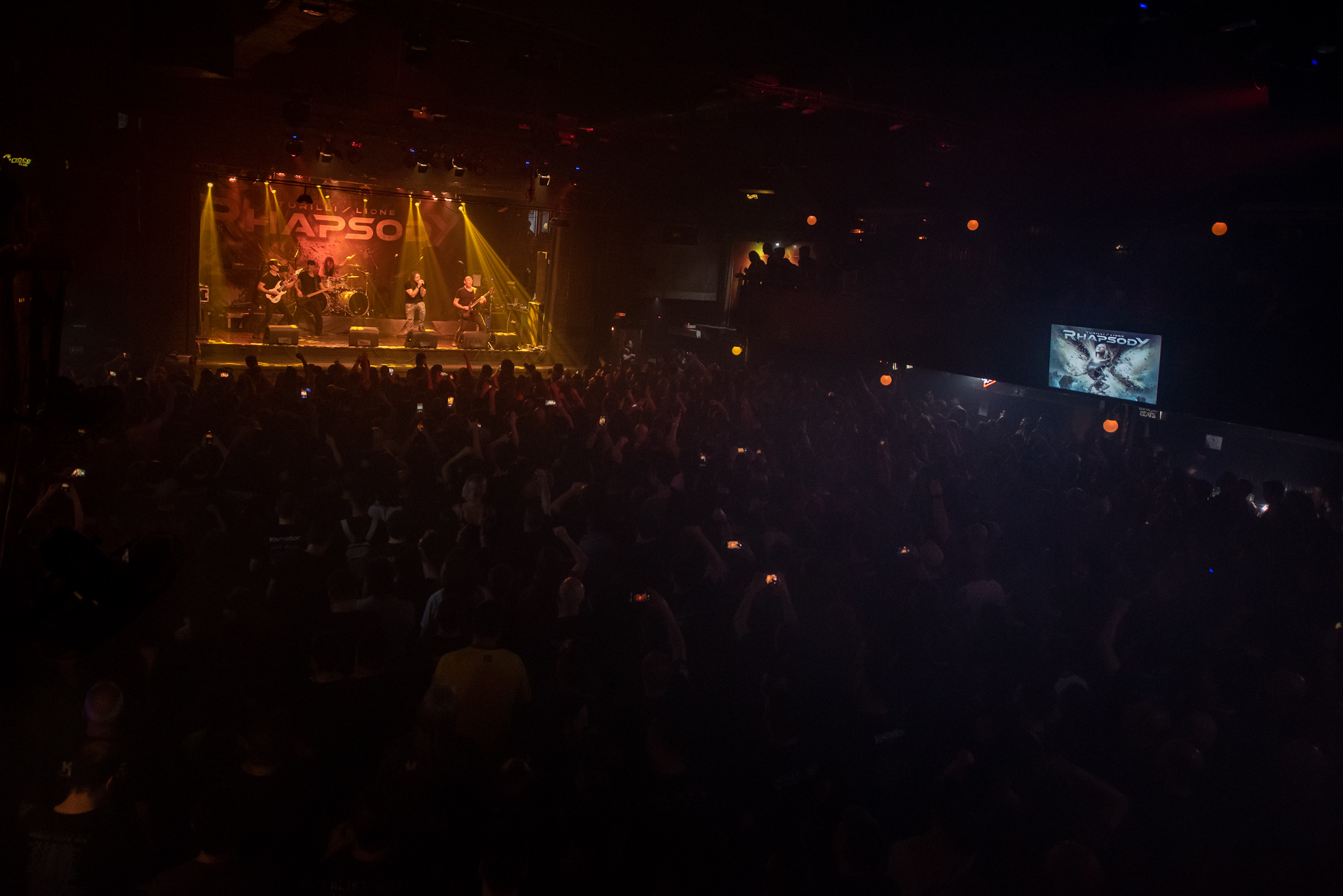 Turilli/Lione Rhapsody no Carioca Club, em São Paulo. Créditos: Leca Suzuki