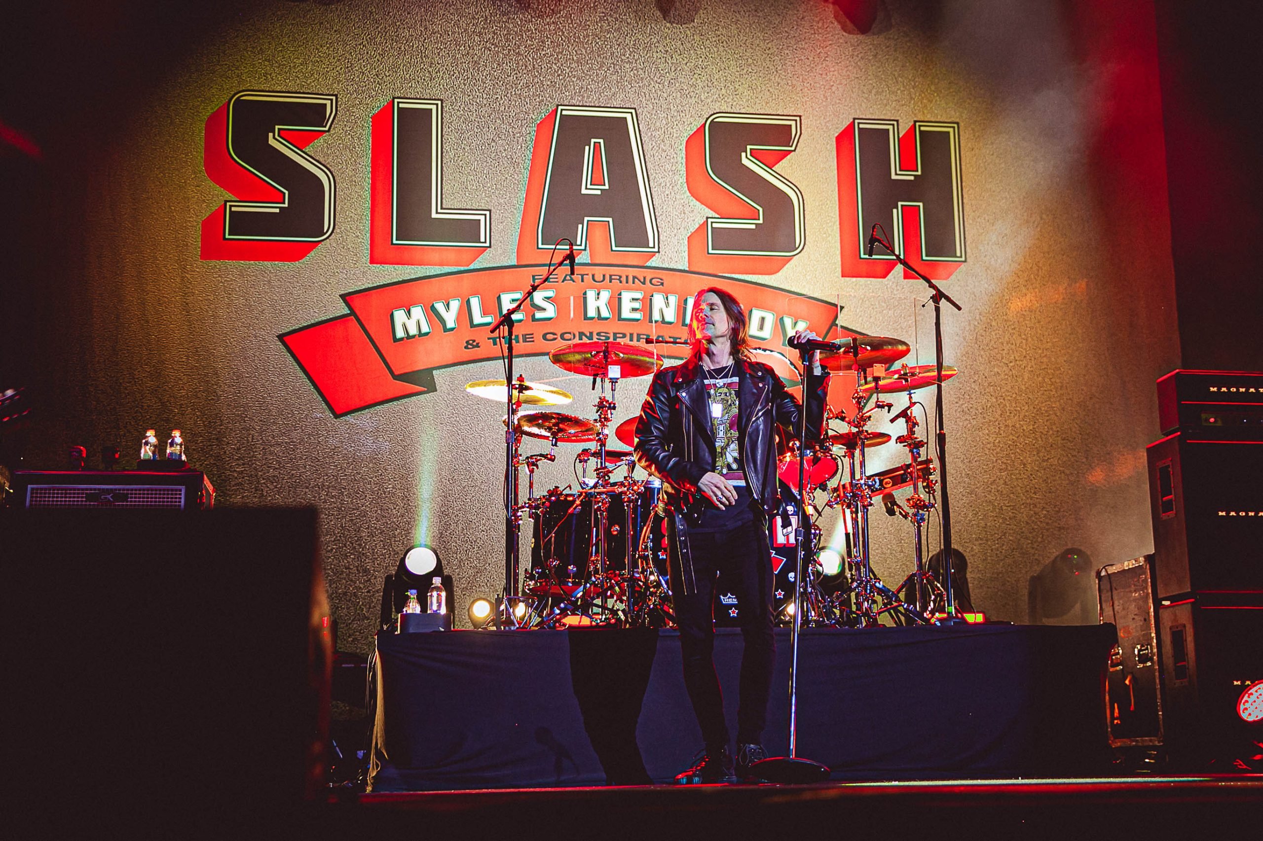 Slash ft. Myles Kennedy and The Conspirators no Espaço Unimed, em São Paulo. Crédito: Jéssica Marinho