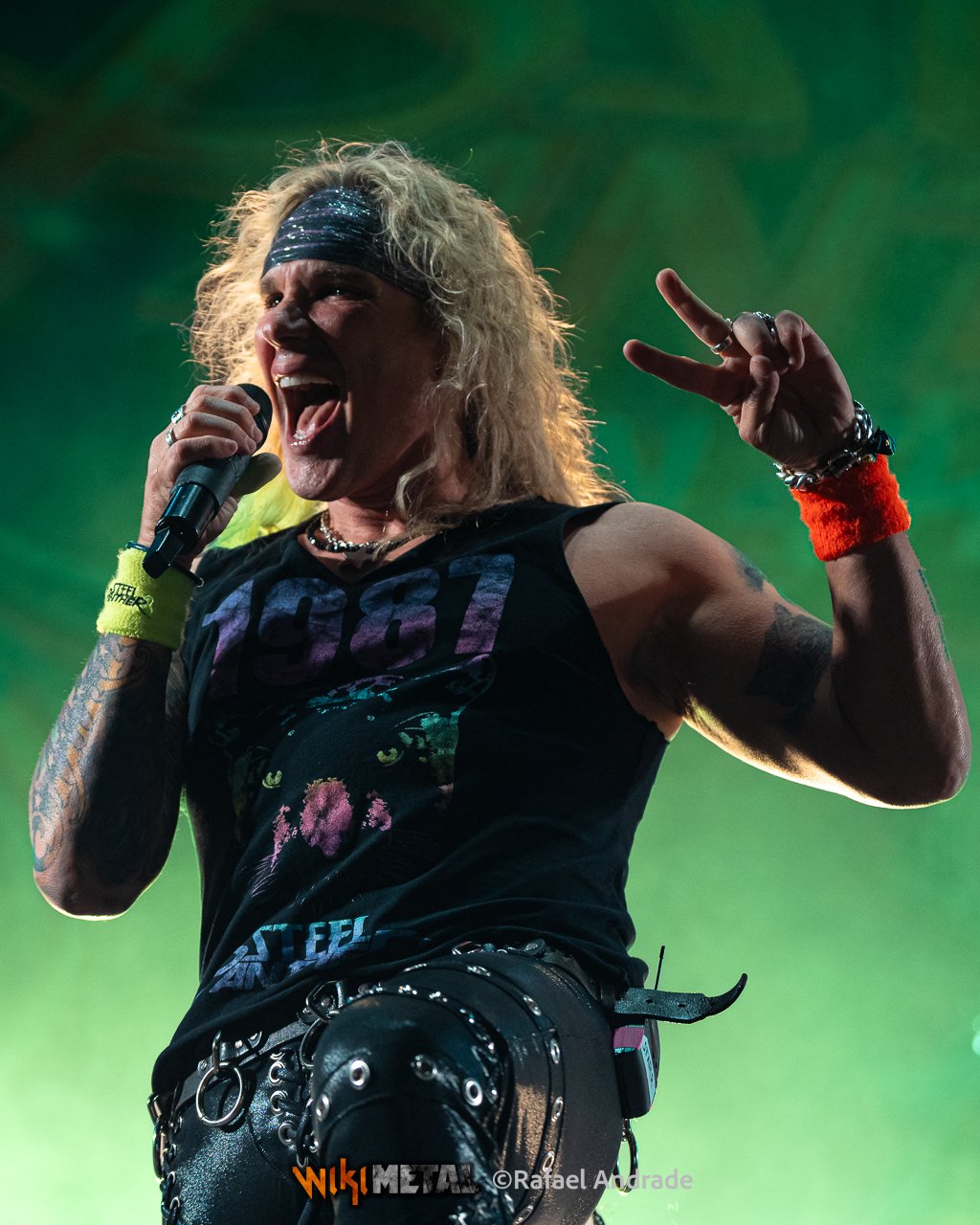 Steel Panther no Copenhell 2024. Crédito: Rafael Andrade