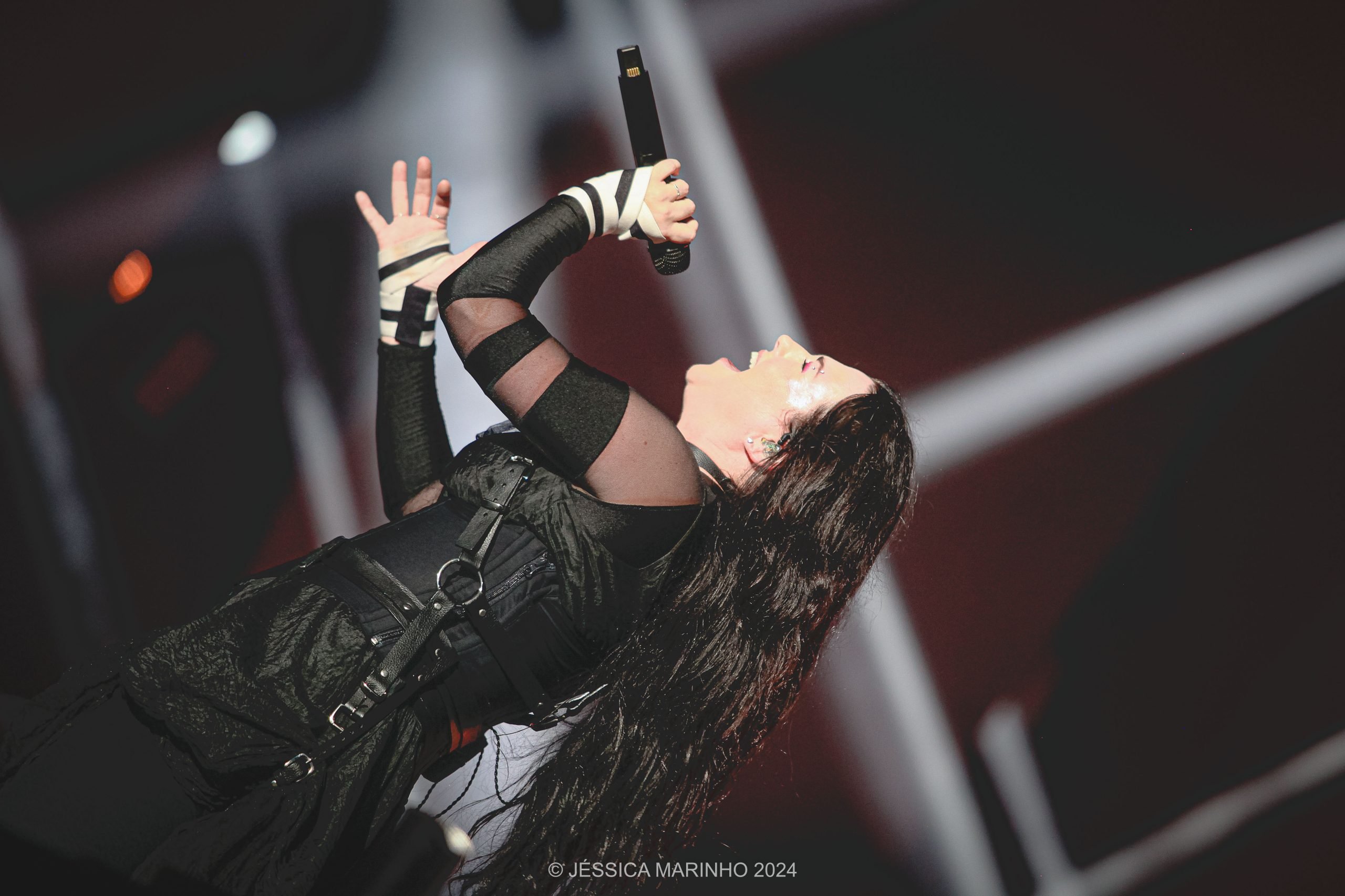 Evanescence no Rock in Rio 2024. Crédito: Jéssica Marinho