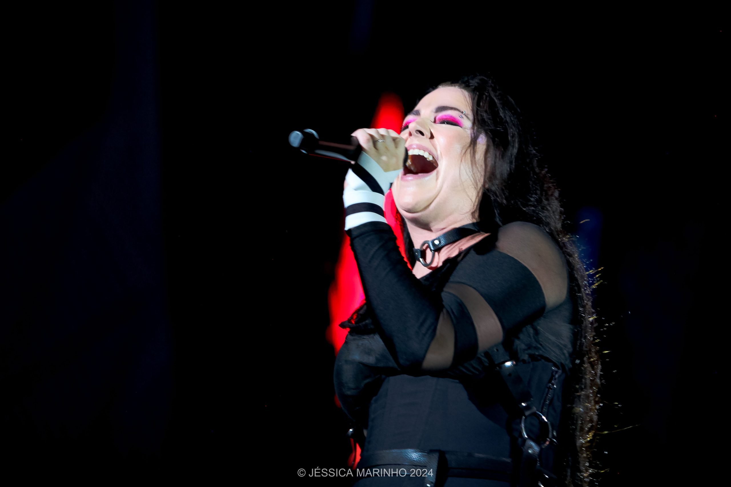 Evanescence no Rock in Rio 2024. Crédito: Jéssica Marinho