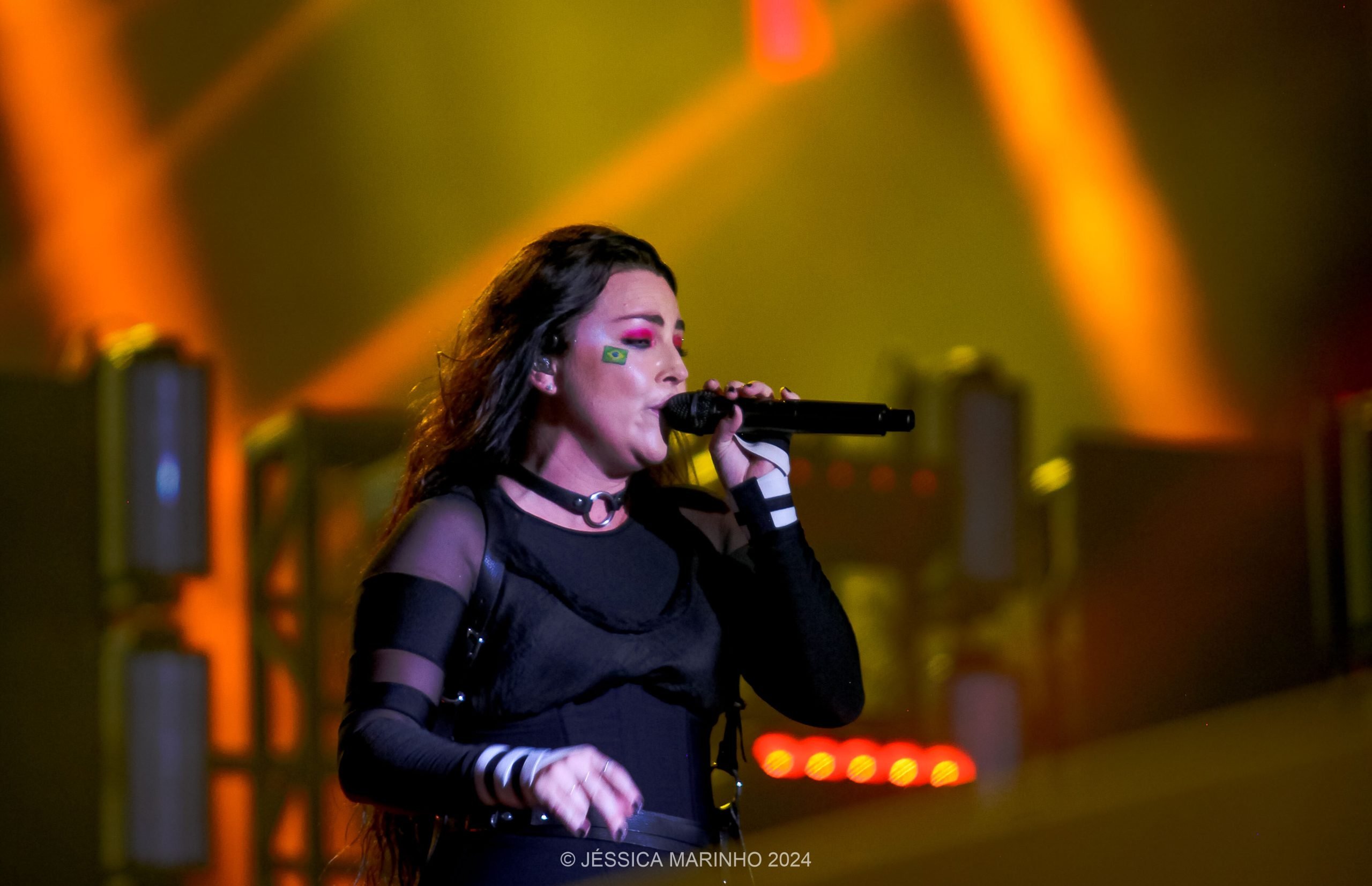 Evanescence no Rock in Rio 2024. Crédito: Jéssica Marinho