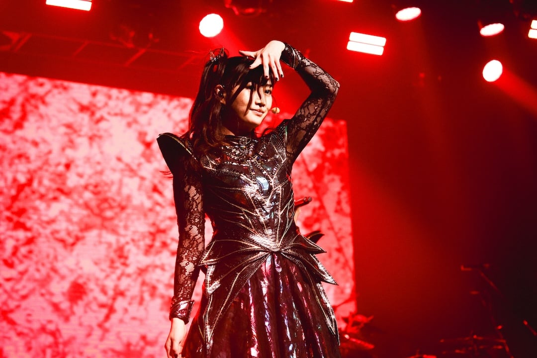 BABYMETAL na Audio, em São Paulo. Crédito: Marcela Lorenzetti