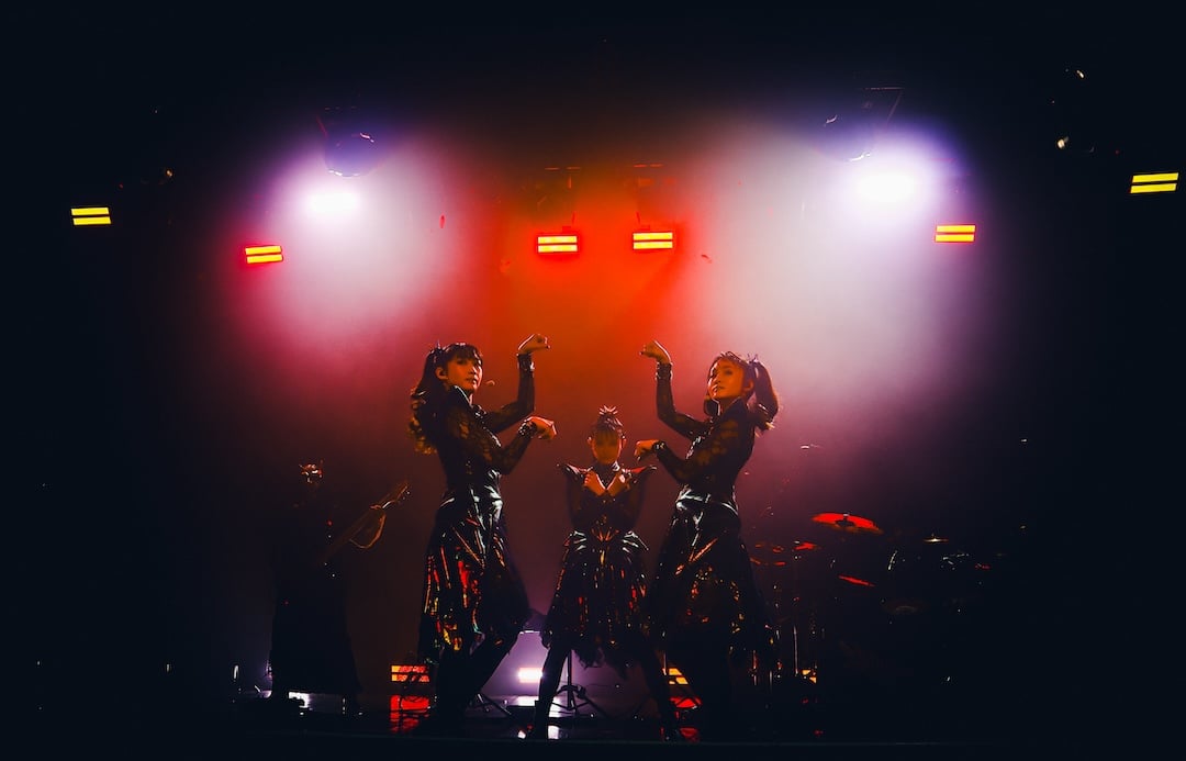 BABYMETAL na Audio, em São Paulo. Crédito: Marcela Lorenzetti